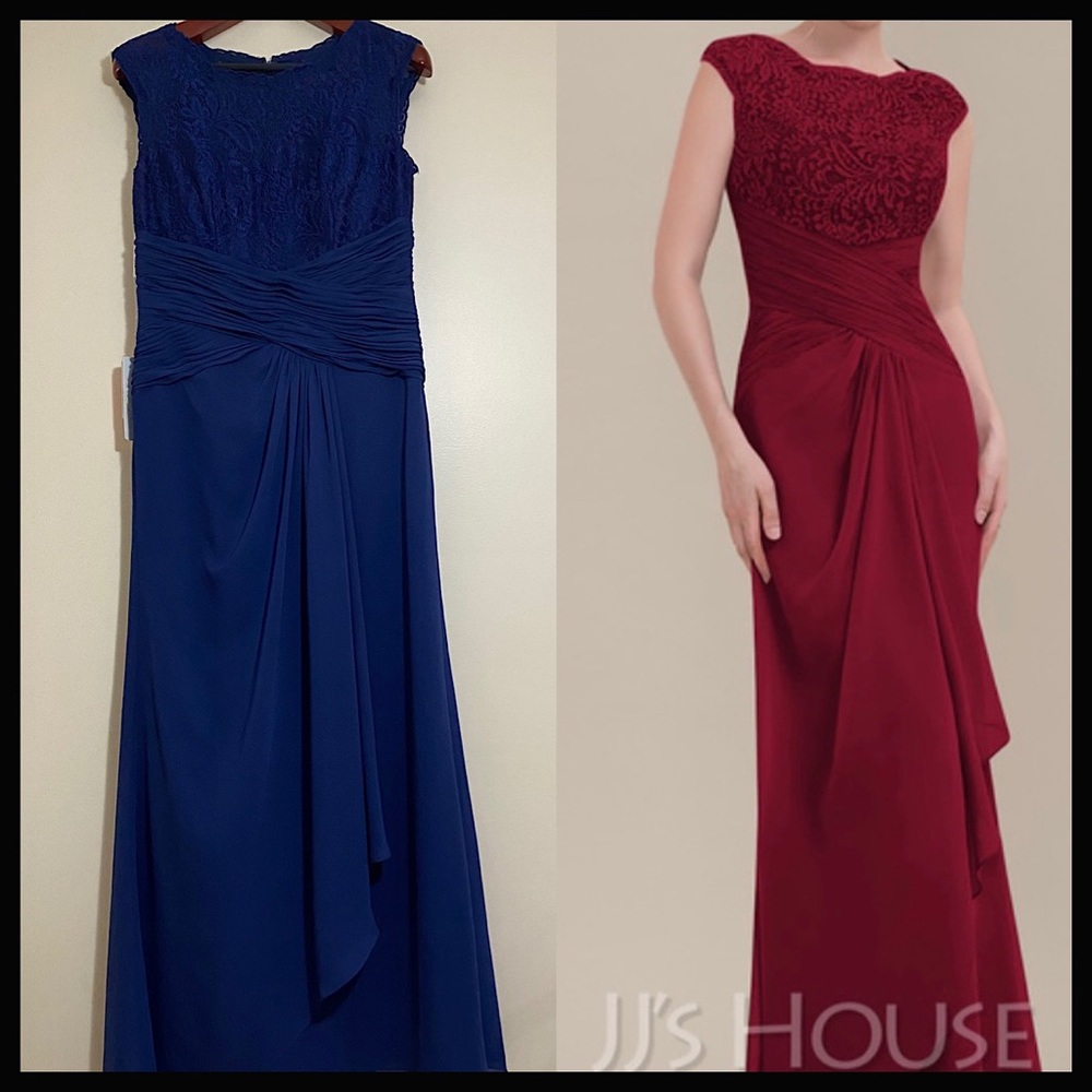 NWT Formal Sheath/Column Scoop Neck Maxi dress